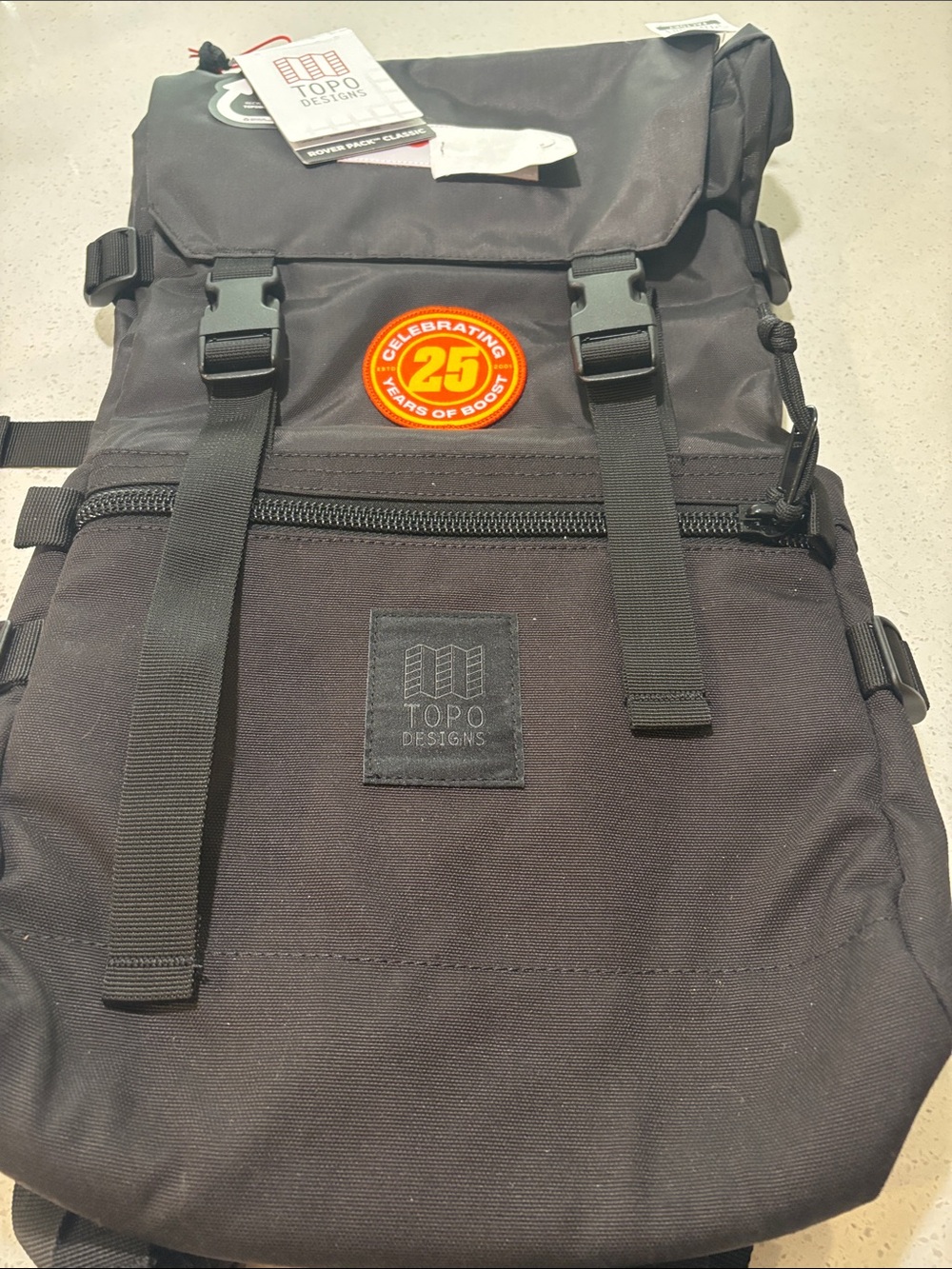 Topo Designs Black Men's Backpack – Durable Everyday Pack